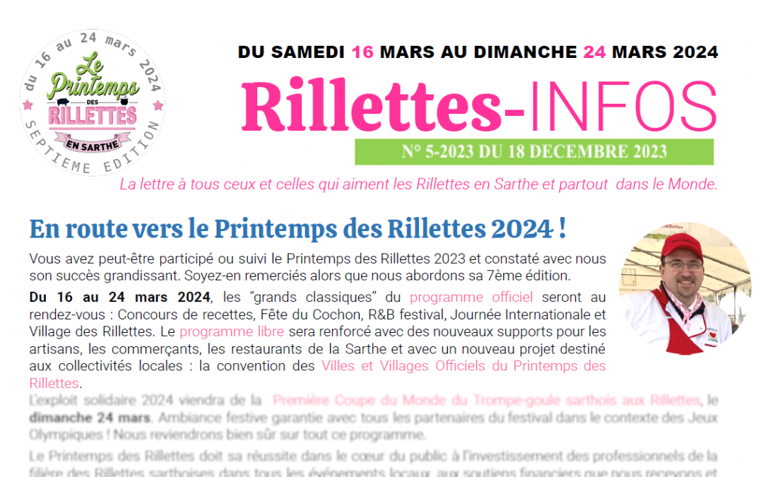 Rillettes-INFOS n°5 – décembre 2023