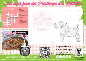 Set de table restaurant, Printemps des Rillettes
