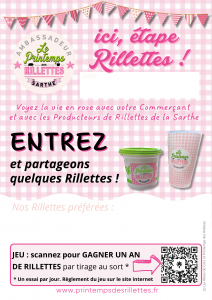 Affiche A4 Mon Printemps des Rillettes personnalisable