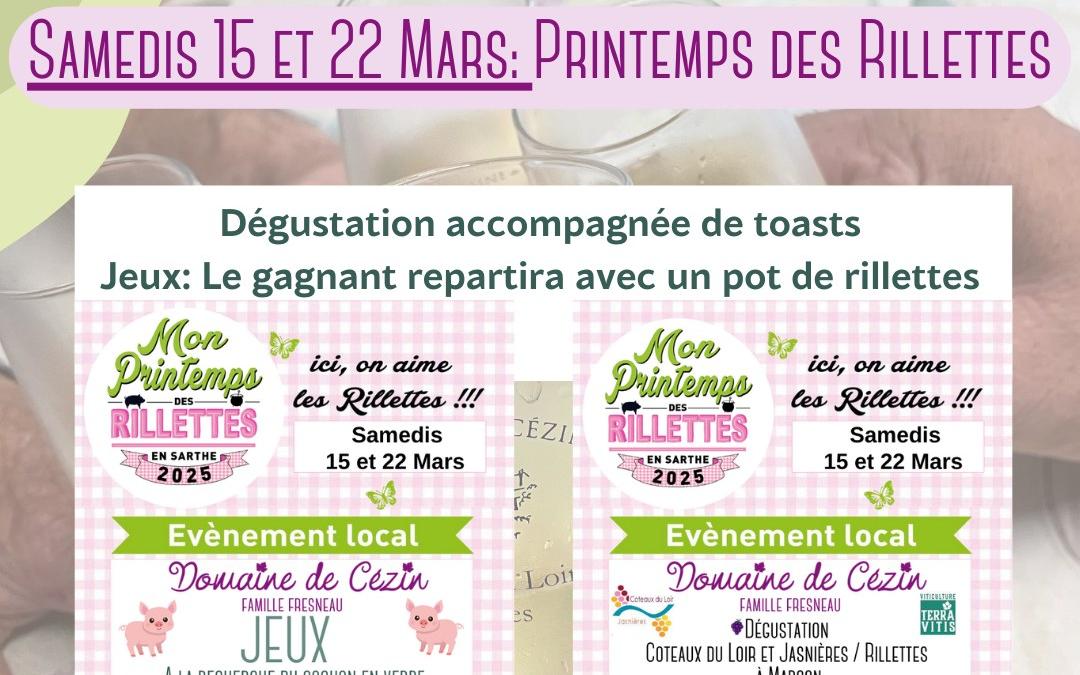 Le Printemps des Rillettes au Domaine de Cézin