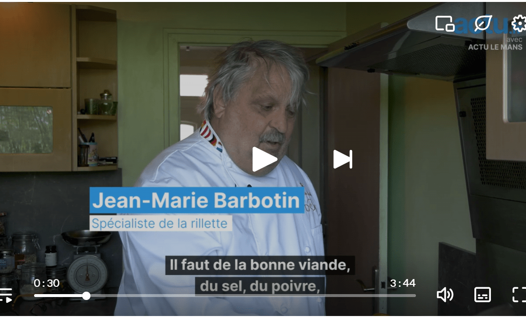 La recette des rillettes du Mans avec Jean-Mary Barbotin