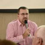 Mickaël Doire préside cette assemblée générale ordinaire de l'association du Printemps des Rillettes.