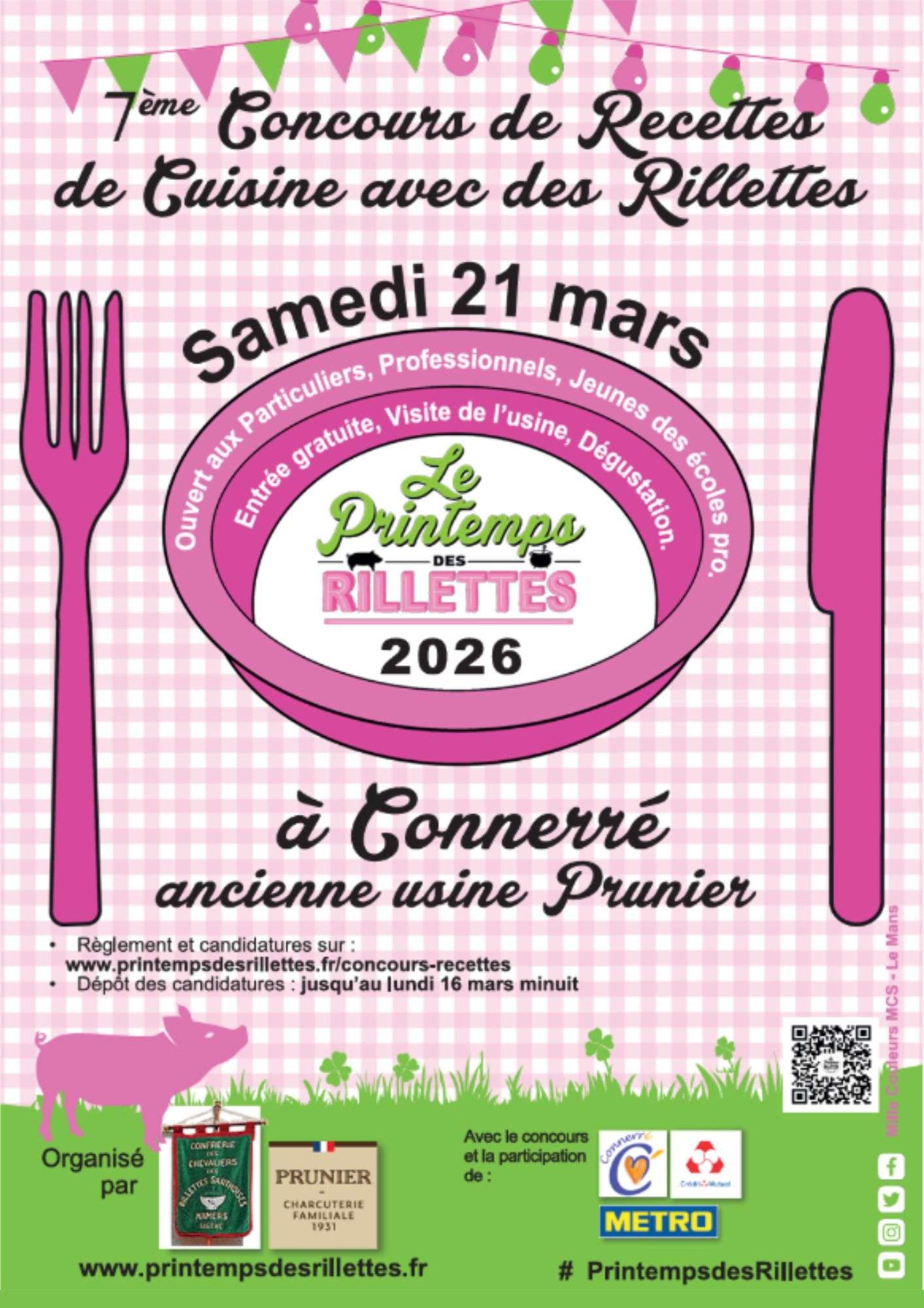 Concours de recettes 2025 - affiche flyer