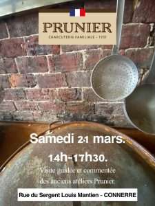 Visite de l'ancienne manufacture de rillettes Prunier