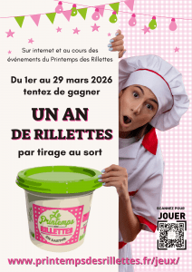 Tentez de gagner 1 an de rillettes en jouant avec le Printemps des Rillettes