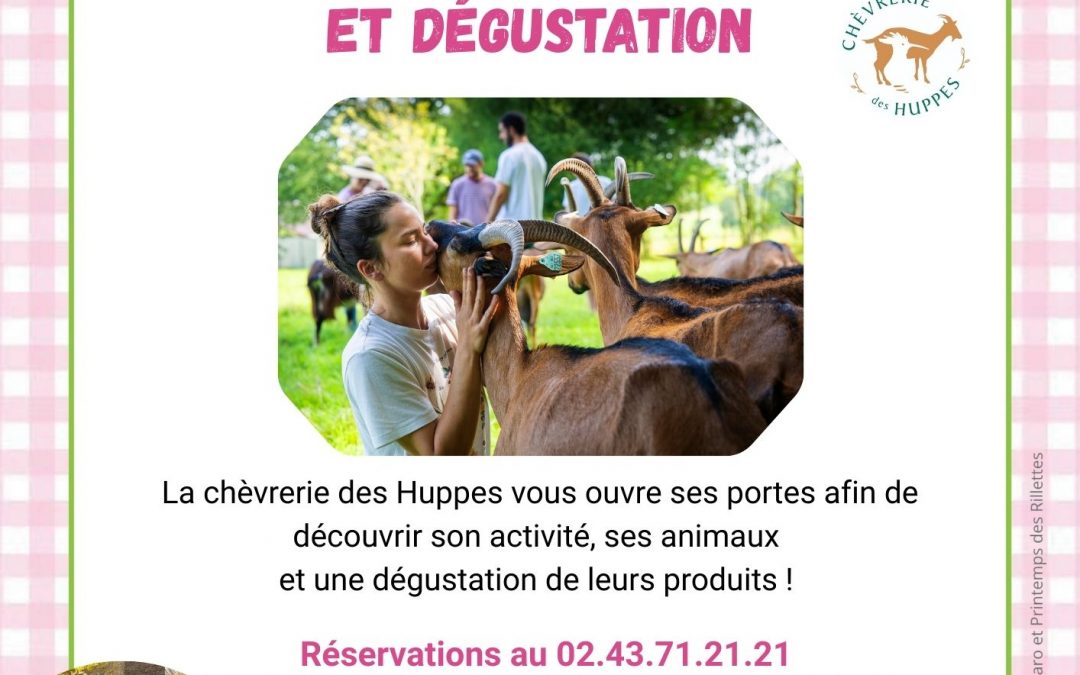 Visite de la Chèvrerie des huppes