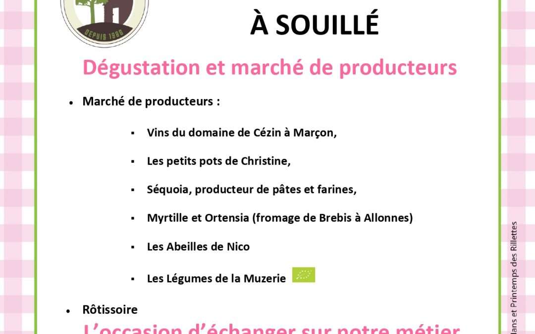 Marché des producteurs à la ferme des Jenvries