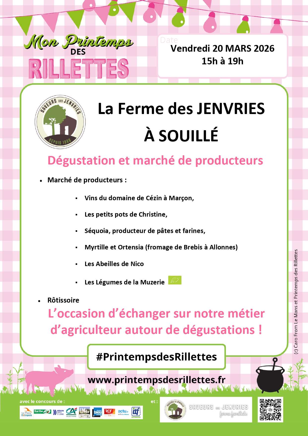 Ferme des Jenvries, programme 2026