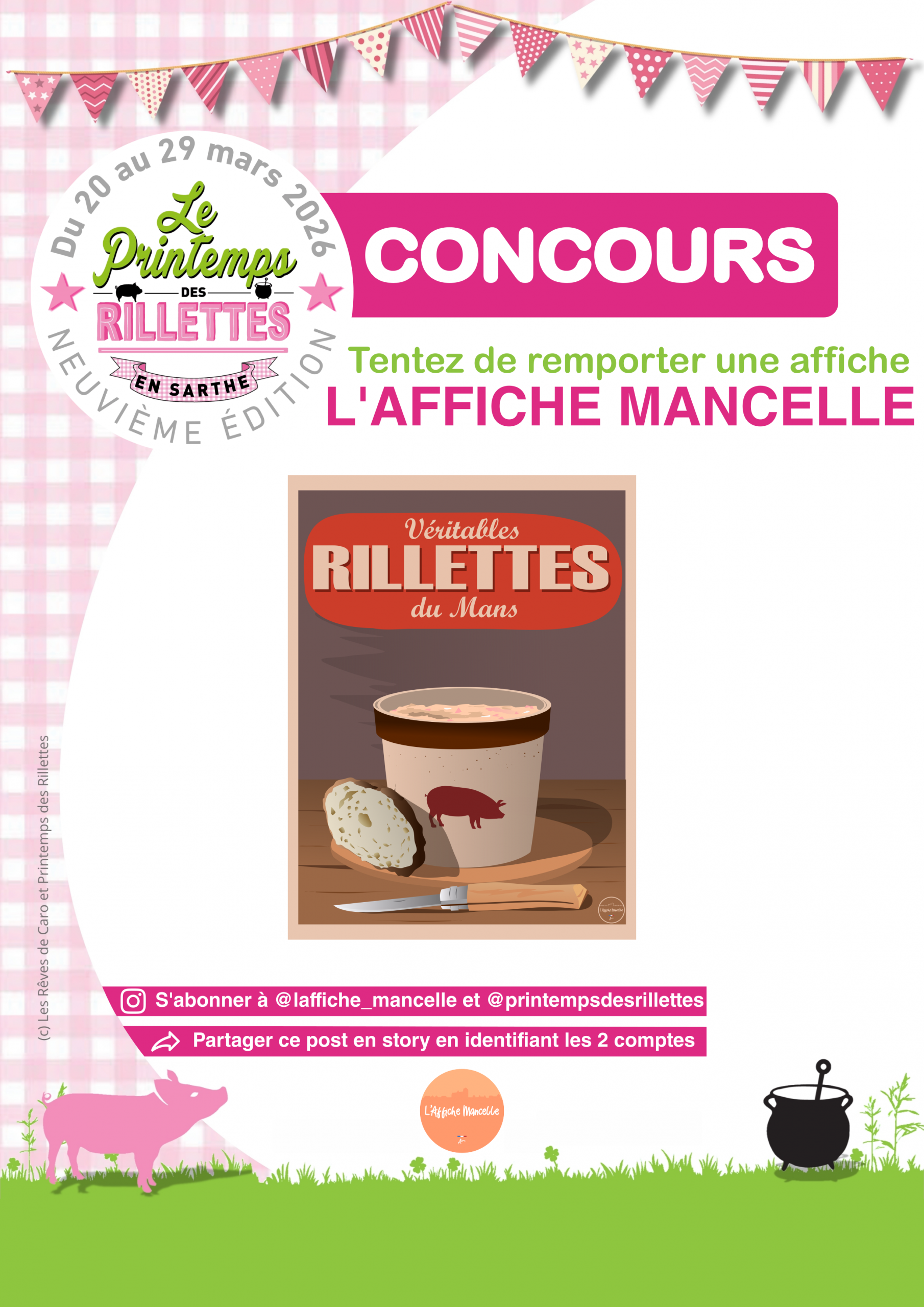 Jeu Concours l'affiche Mancelle