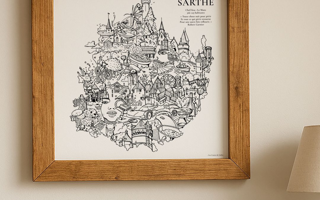 La Carte de Gabin : le patrimoine de la Sarthe en une carte