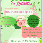 Animation Boucherie de l'Eglise à Roëzé sur Sarthe